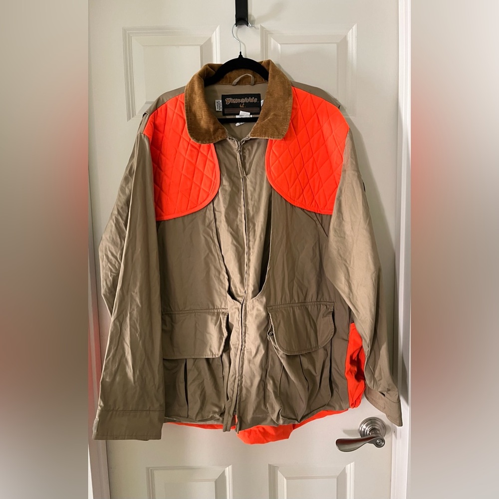 Men’s Vintage Gamehide Royal Flush Hunting Jacket Game Pouch Ammo Pockets XL